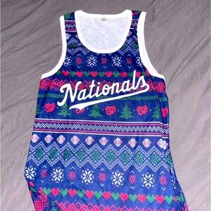 Nationals Christmas in July tanks. Size medium (runs large)